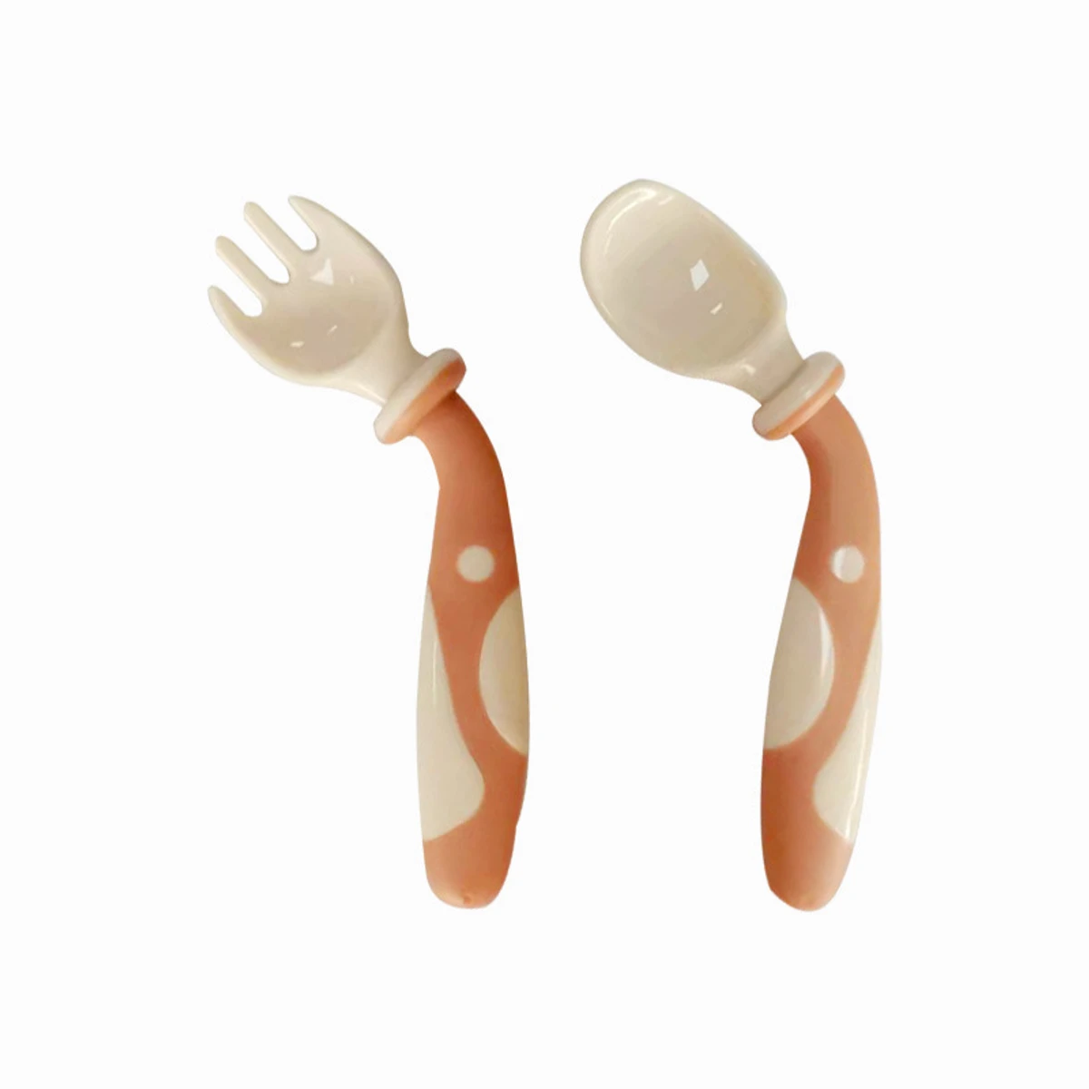 Silicone Baby Spoon Fork Set