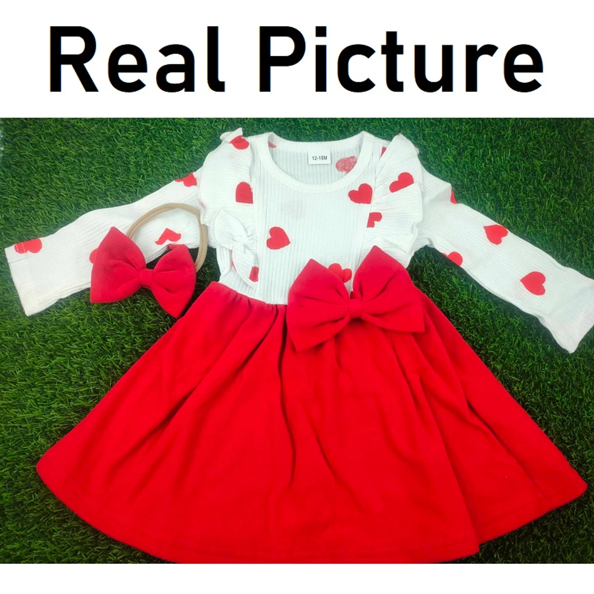 Girls Heart-Shaped Dress