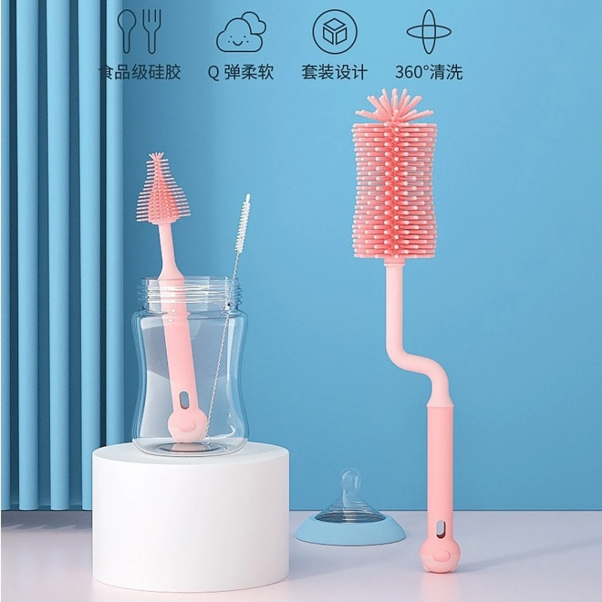 Eco-friendly Silicone Cleaning Brushes