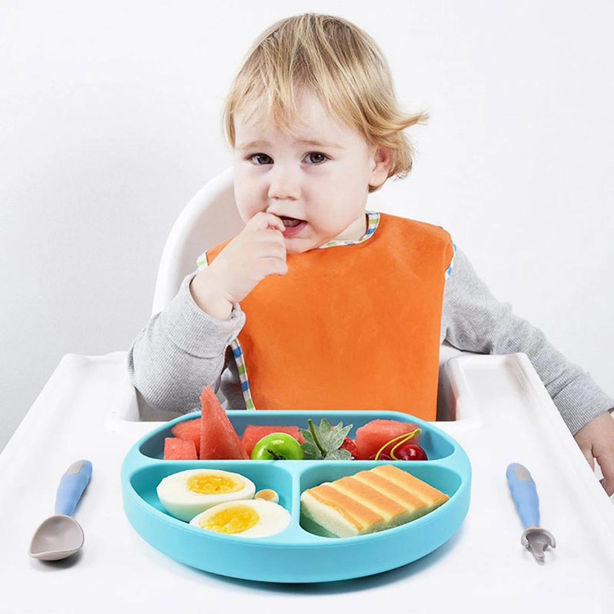 Children's Silicone Dinner Plate