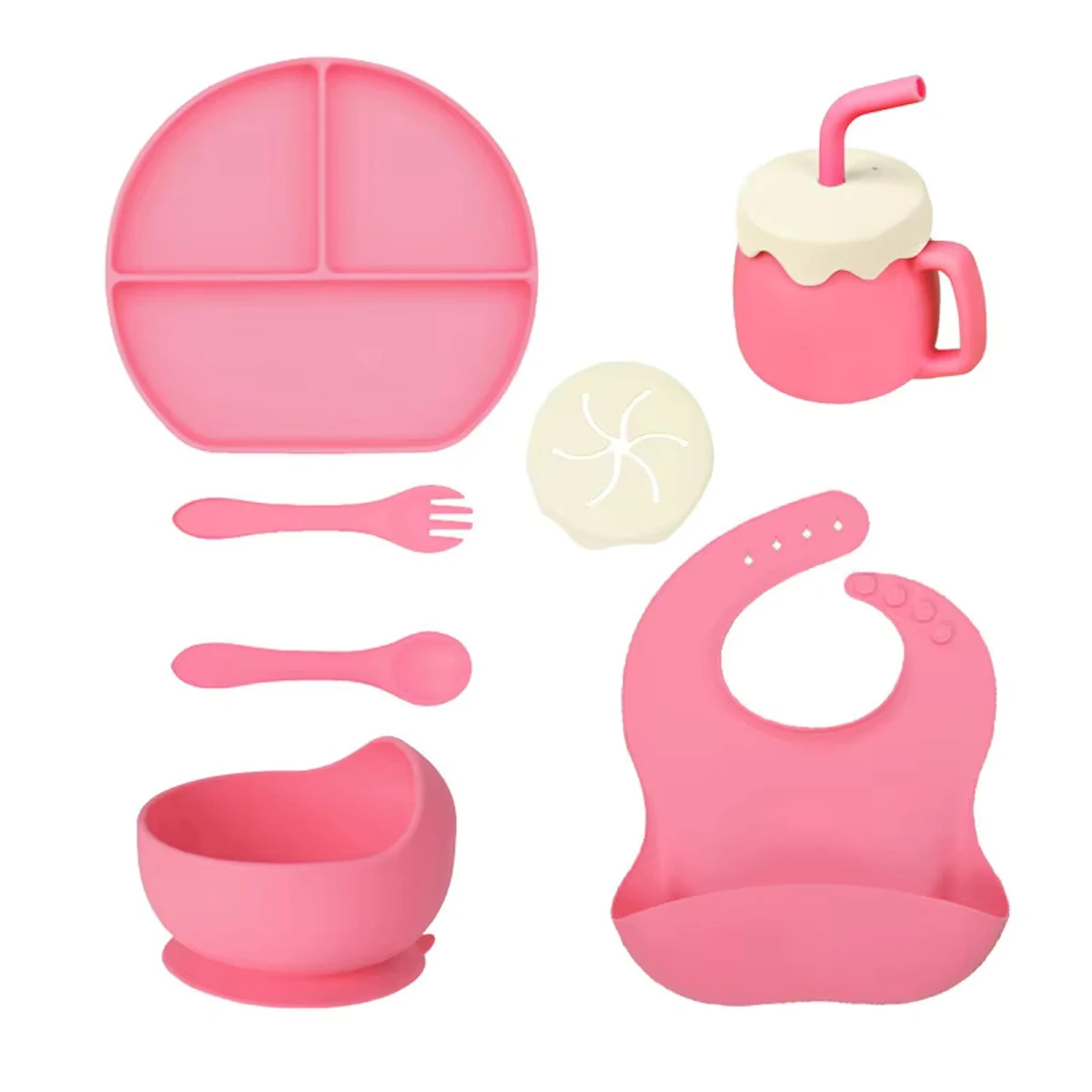 Children's Silicone Dinner Set