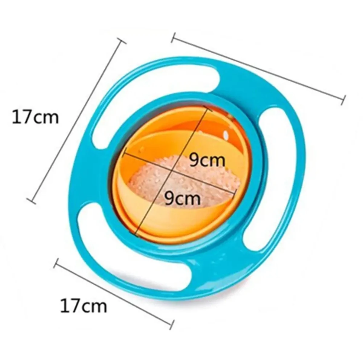 360 Degree Rotating Balance Bowl