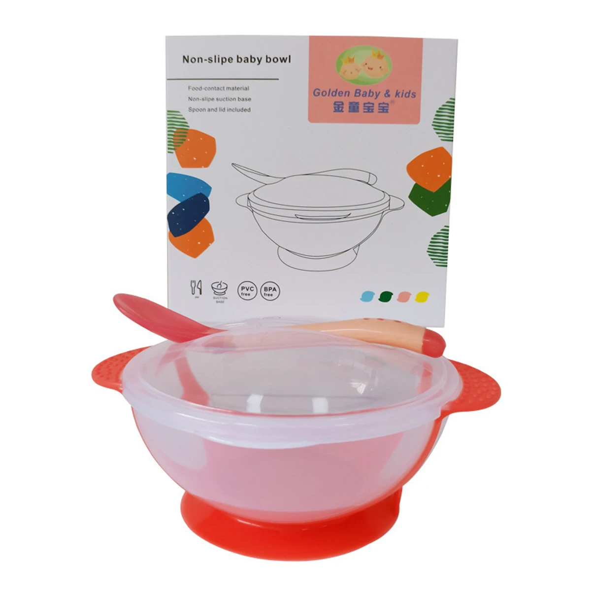 Baby Food Training Suction Cup Bowl Set