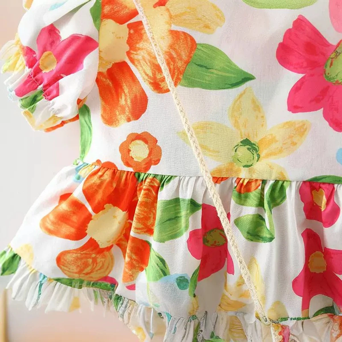 Big Flower Summer Dress