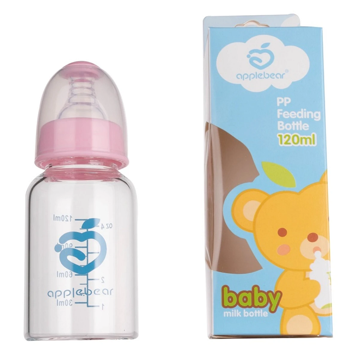 Apple Bear Baby Feeding Bottle