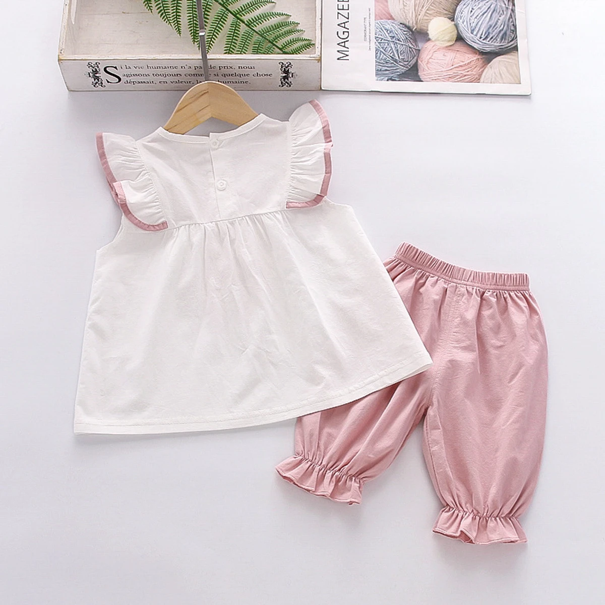 Girls Summer Cotton Dress Set