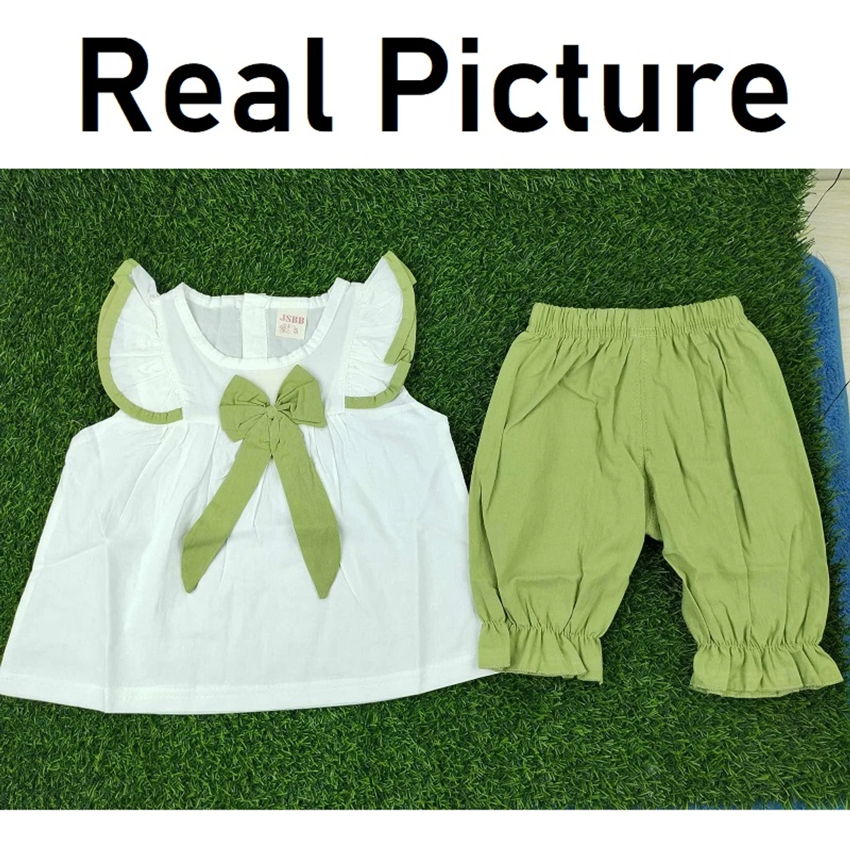 Girls Summer Cotton Dress Set