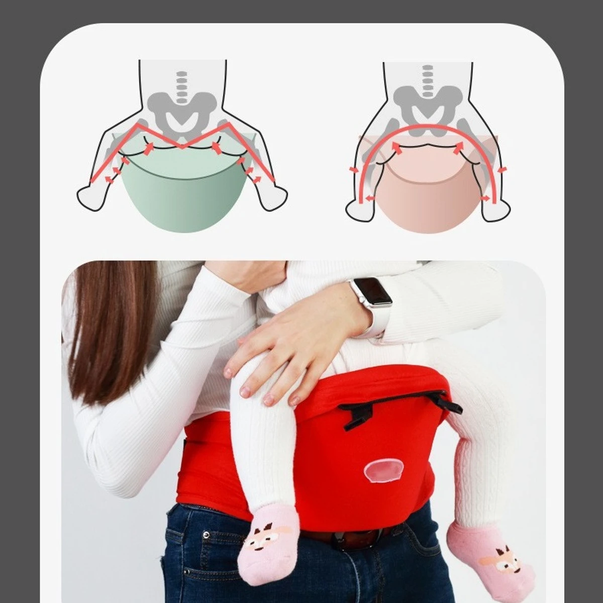 Baby Carrier- Baby Waist Stool