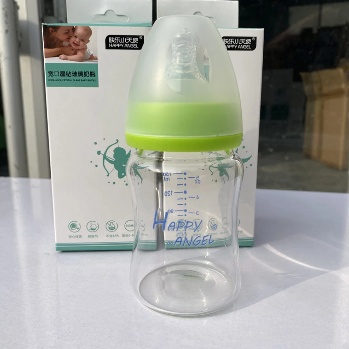 Happy Angel Newborn Baby Bottle