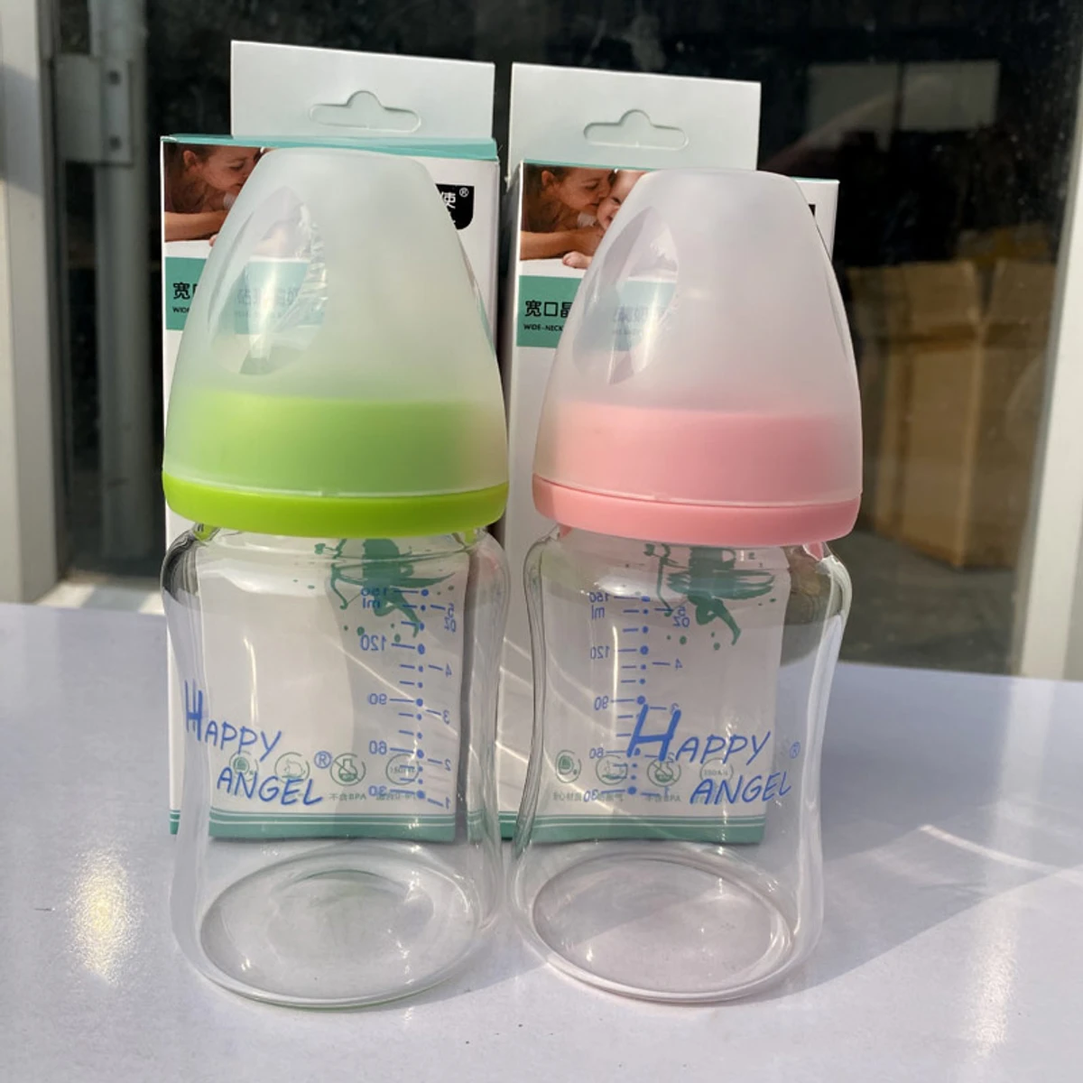 Happy Angel Newborn Baby Bottle